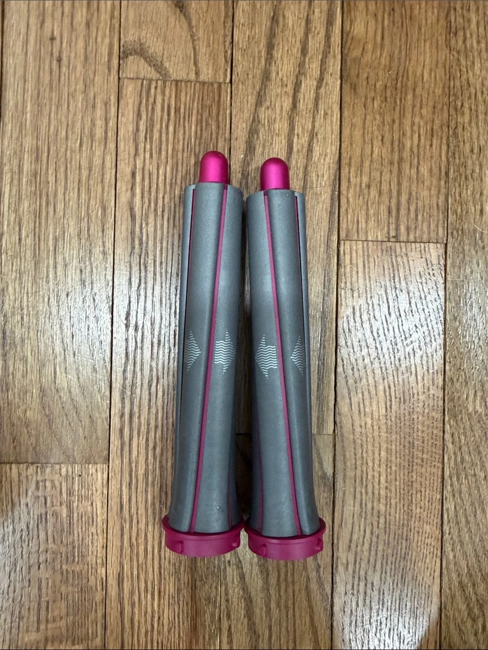 Dyson Airwrap 1.2” 30mm Long Curling Barrels Set – Nickel/Fuchsia